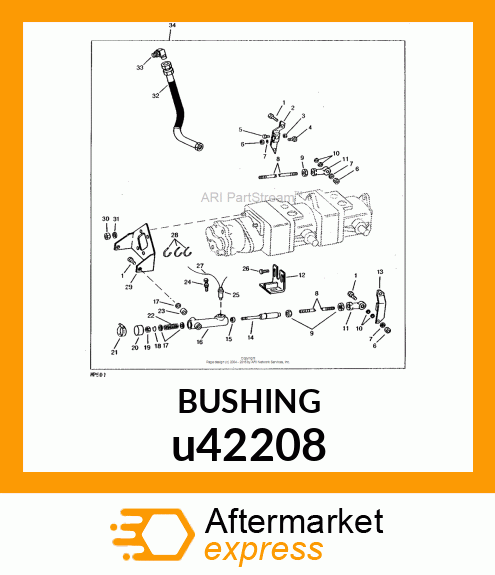 MOUNTING,CENTER u42208