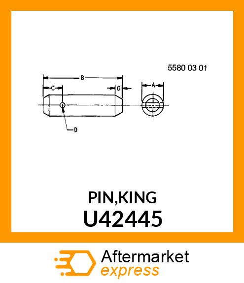 PIN,KING U42445