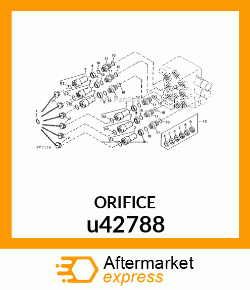 ORIFICE,ONE WAY u42788