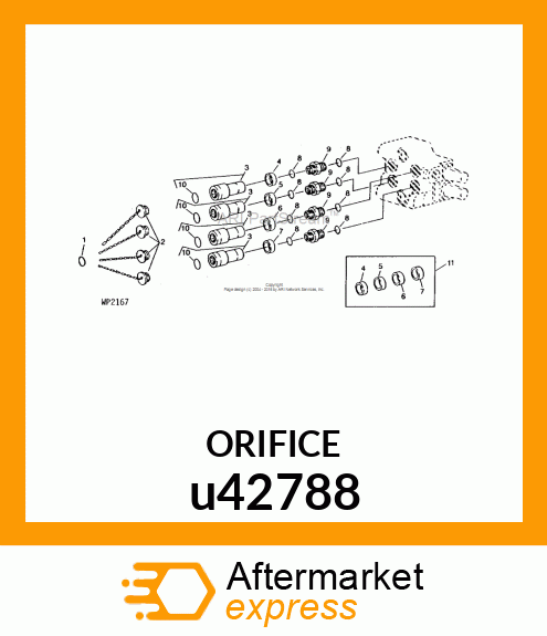 ORIFICE,ONE WAY u42788