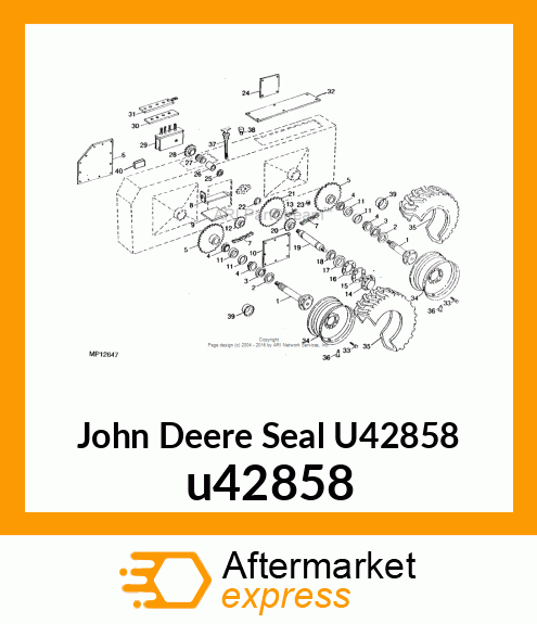 WIPER SEAL U42858