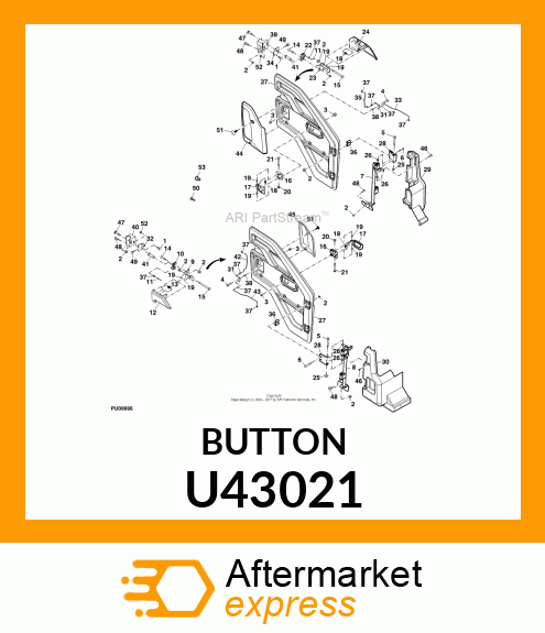 BUMPER ,BUTTON BUTTON U43021