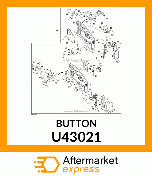 BUMPER ,BUTTON BUTTON U43021