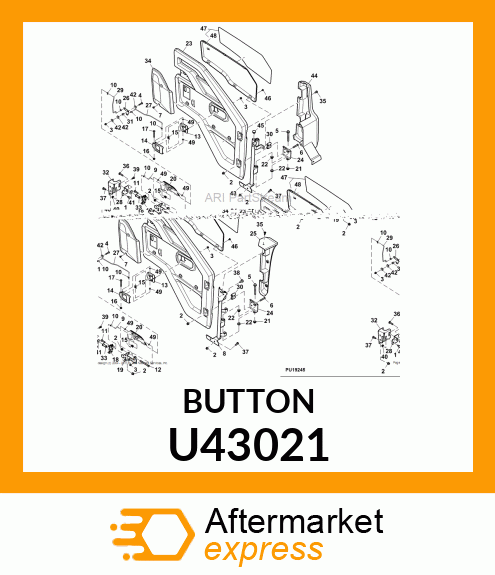 BUMPER ,BUTTON BUTTON U43021