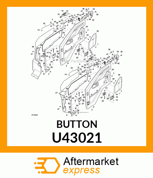 BUMPER ,BUTTON BUTTON U43021