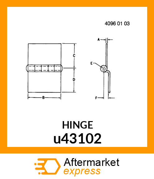 HINGE u43102