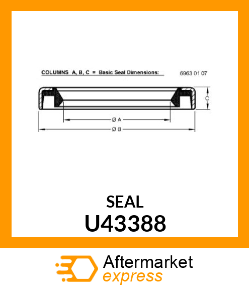 WIPER SEAL U43388