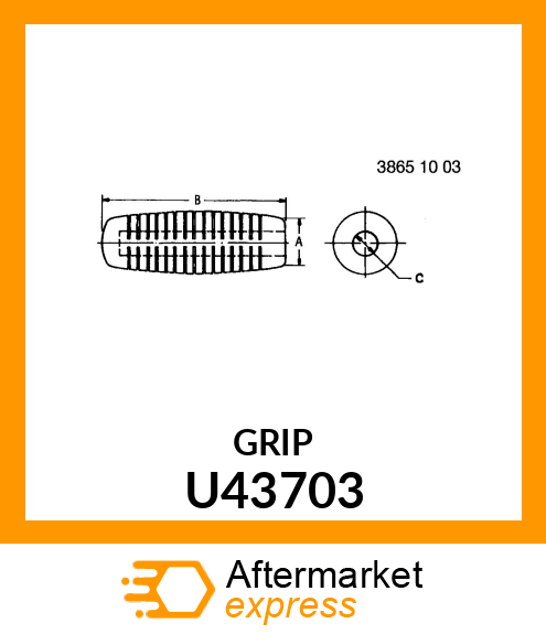 GRIP, HAND U43703