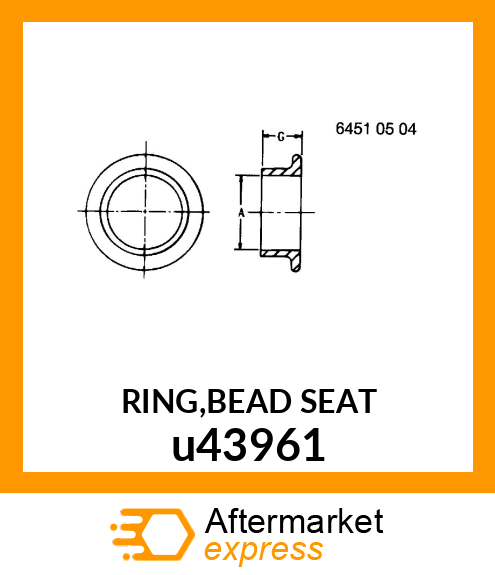 RING,BEAD SEAT u43961