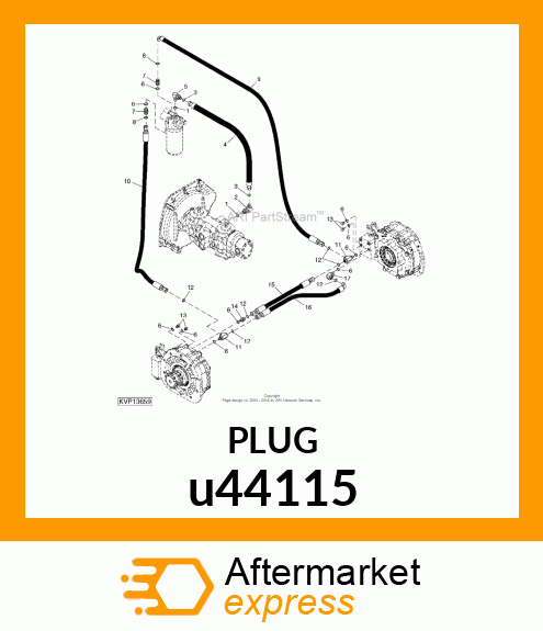 PLUG,,BOSS O RING u44115