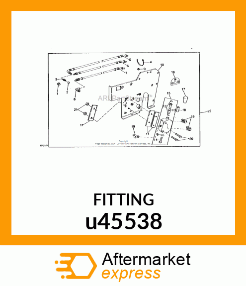 FITTING, 37 DEGREE FLARE MALE u45538