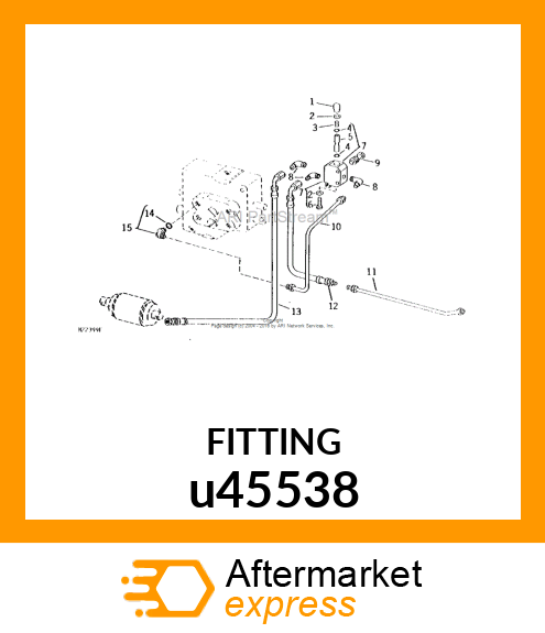 FITTING, 37 DEGREE FLARE MALE u45538