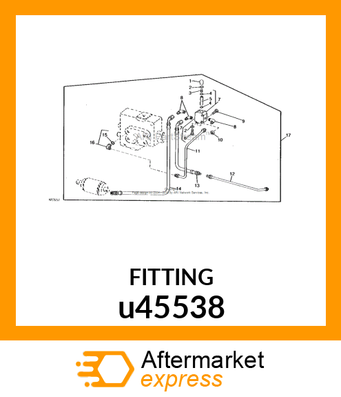 FITTING, 37 DEGREE FLARE MALE u45538