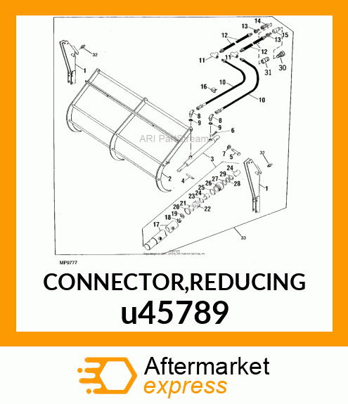 CONNECTOR,REDUCING u45789