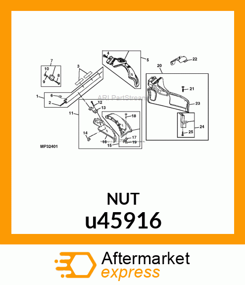 NUT, LOCK u45916