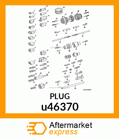 CONNECTOR, 1 CONTACT SINGLE BODY u46370