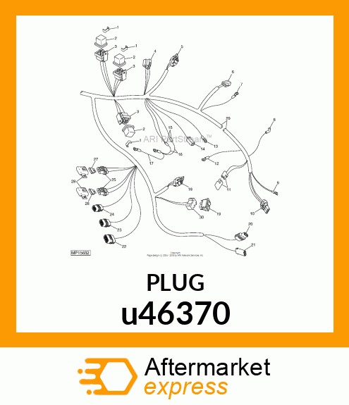 CONNECTOR, 1 CONTACT SINGLE BODY u46370