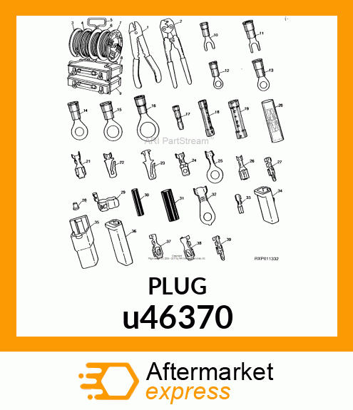 CONNECTOR, 1 CONTACT SINGLE BODY u46370