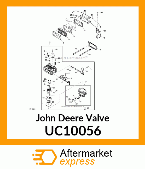 VALVE, THROTTLE VALVE UC10056