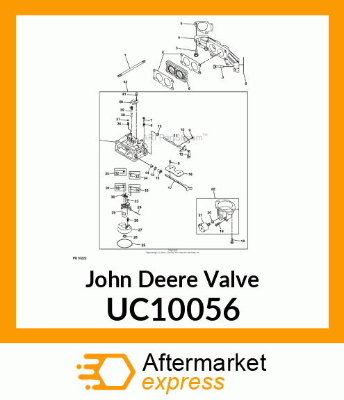 VALVE, THROTTLE VALVE UC10056