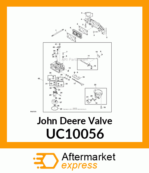 VALVE, THROTTLE VALVE UC10056