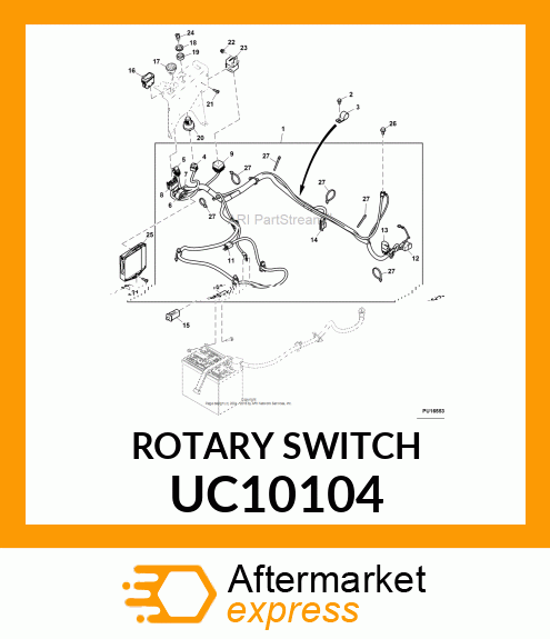 ROTARY SWITCH, ROTARY SWITCH, SWITC UC10104