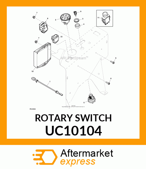 ROTARY SWITCH, ROTARY SWITCH, SWITC UC10104