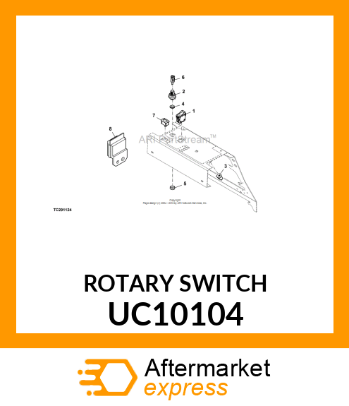 ROTARY SWITCH, ROTARY SWITCH, SWITC UC10104