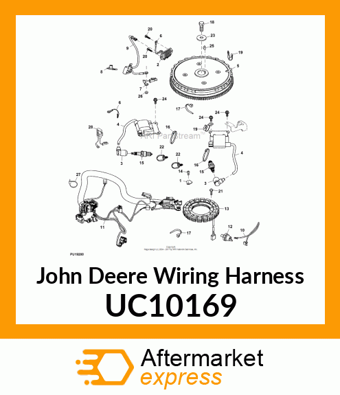 WIRING HARNESS, WIRING HARNESS UC10169