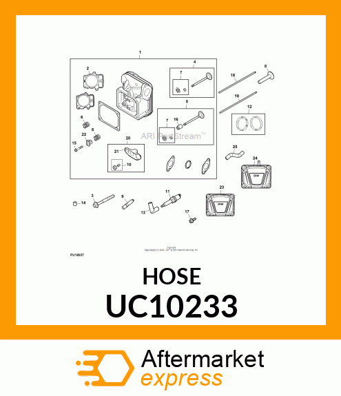 SUCTION HOSE, SUCTION HOSE, UC10233