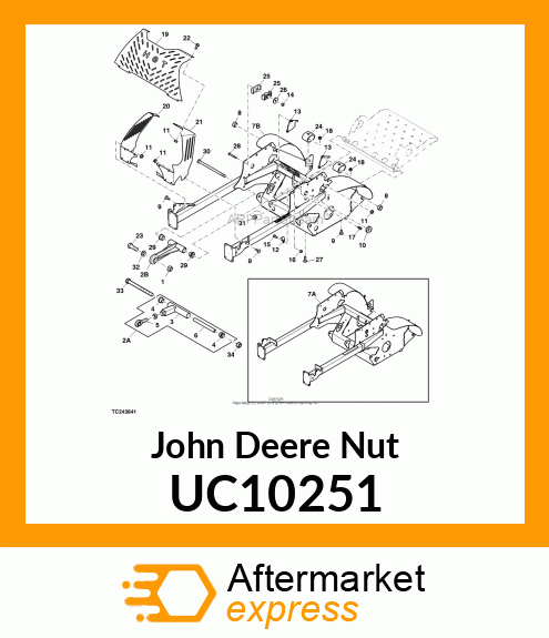 NUT, 3/4 UC10251