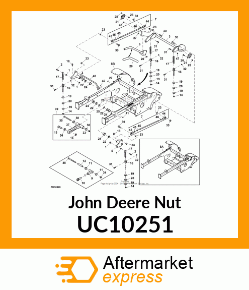 NUT, 3/4 UC10251