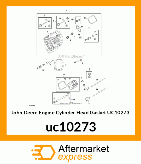 ENGINE CYLINDER HEAD GASKET uc10273