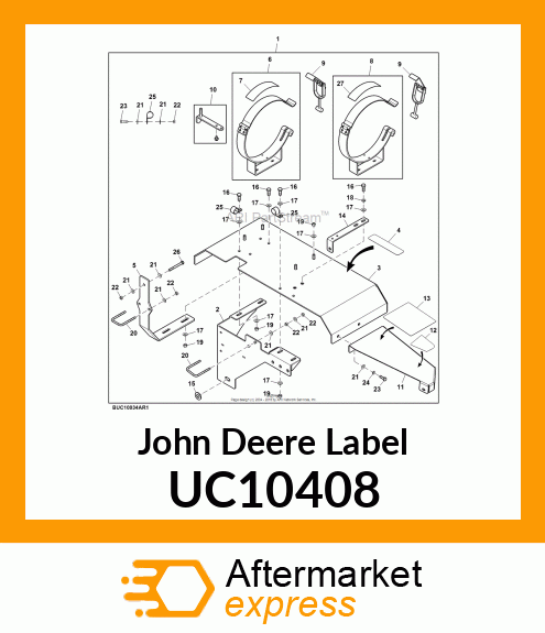 LABEL, PROPANE DANGER DECAL UC10408