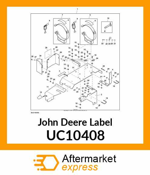 LABEL, PROPANE DANGER DECAL UC10408