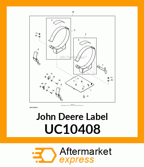 LABEL, PROPANE DANGER DECAL UC10408