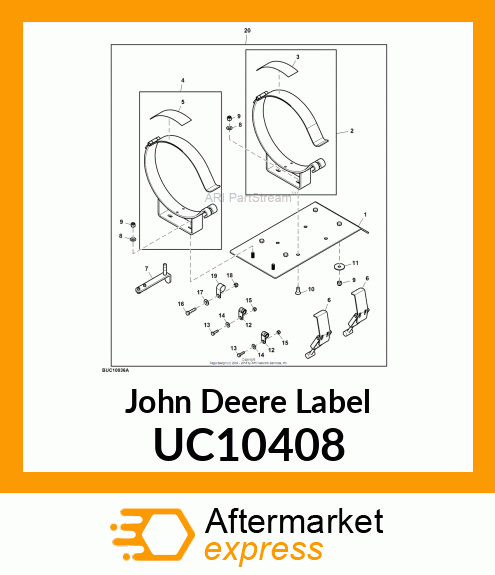 LABEL, PROPANE DANGER DECAL UC10408