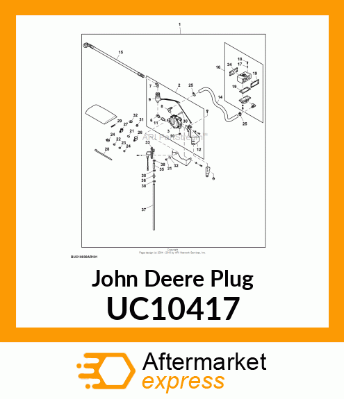 PLUG, IDLE SCREW EXPANSION PLUG UC10417