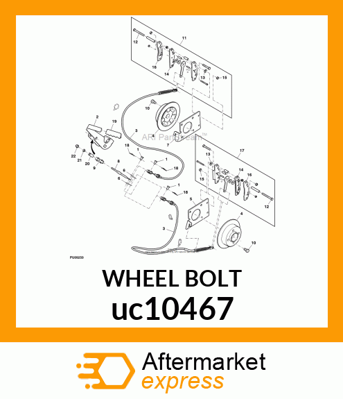 WHEEL BOLT uc10467