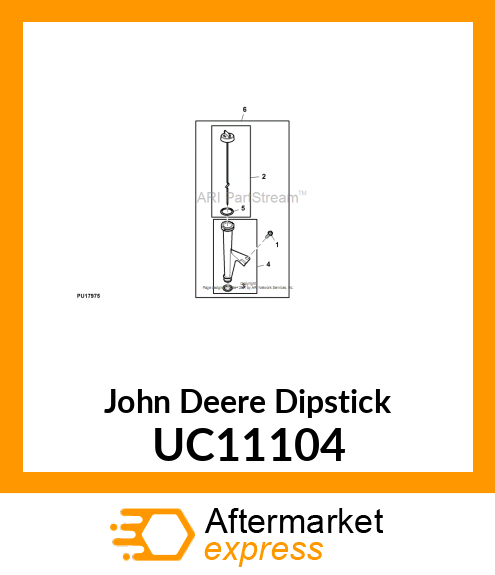 DIPSTICK, AND TUBE ASSEMBLY UC11104