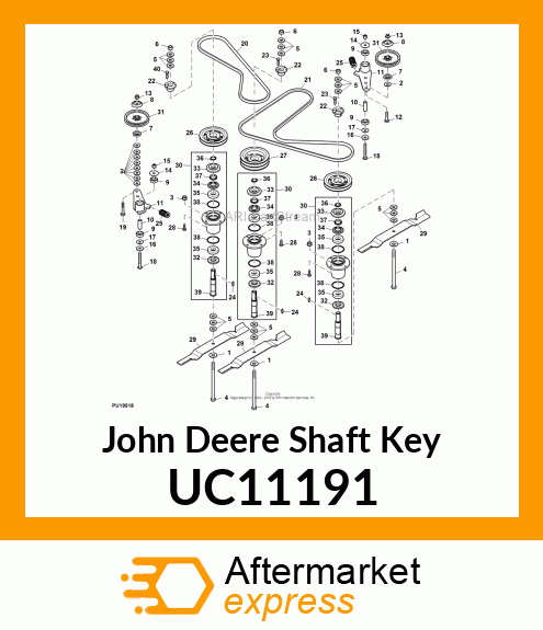 SHAFT KEY UC11191