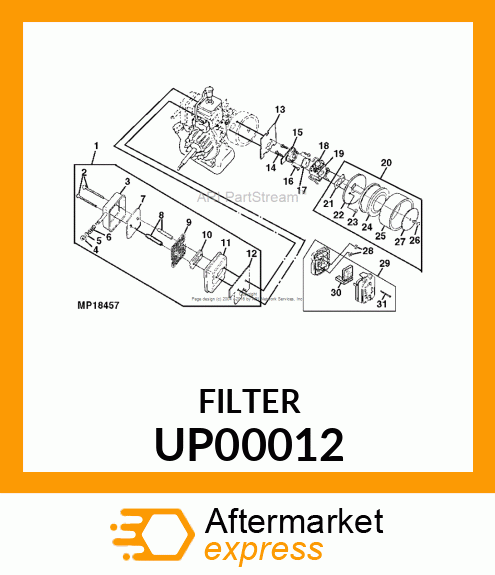 Air Filter - AIR FILTER (BLV) UP00012