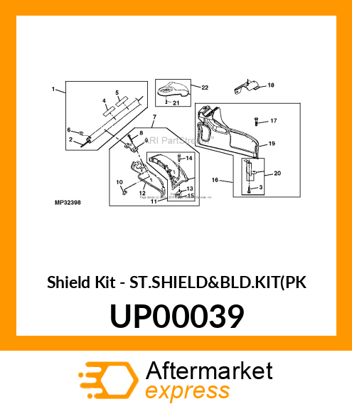 Shield Kit - ST.SHIELD&BLD.KIT(PK UP00039