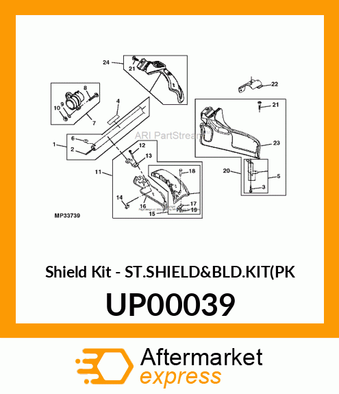 Shield Kit - ST.SHIELD&BLD.KIT(PK UP00039