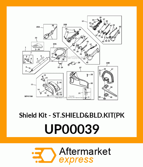 Shield Kit - ST.SHIELD&BLD.KIT(PK UP00039