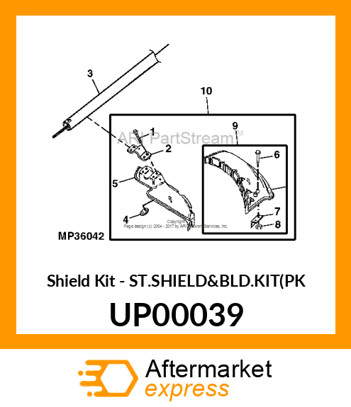 Shield Kit - ST.SHIELD&BLD.KIT(PK UP00039