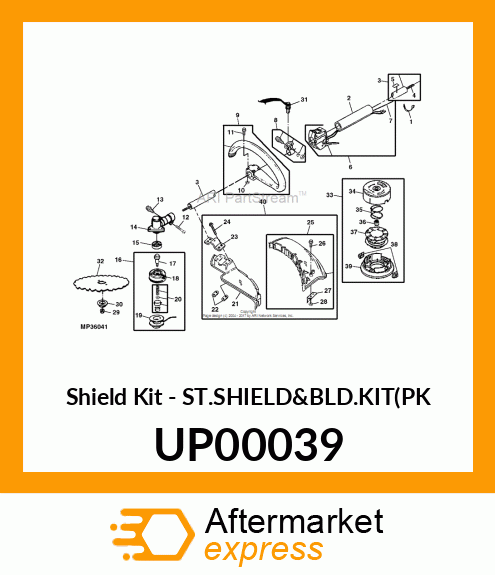 Shield Kit - ST.SHIELD&BLD.KIT(PK UP00039