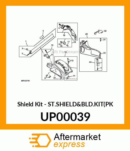 Shield Kit - ST.SHIELD&BLD.KIT(PK UP00039