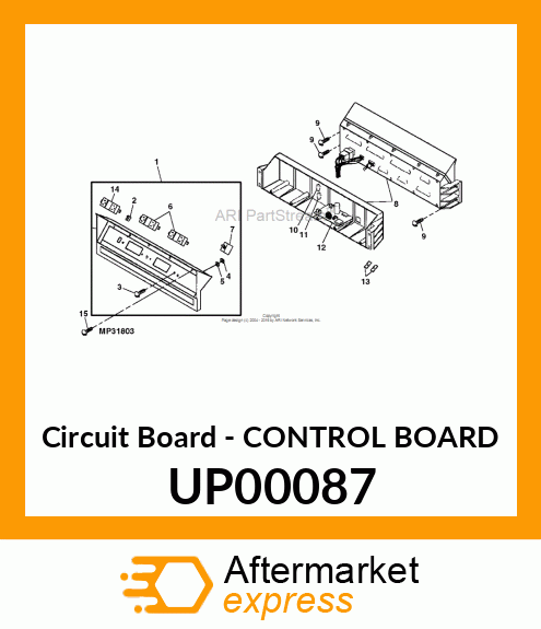 Circuit Board - CONTROL BOARD UP00087