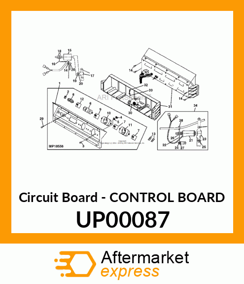 Circuit Board - CONTROL BOARD UP00087